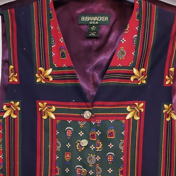 Women's Vest w/Silver Buttons by Bushwacker - Picture 2 of 8